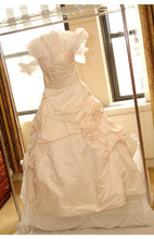 Load image into Gallery viewer, Monique Lhuillier &#39;Camelot&#39; size 8 used wedding dress front view on hanger
