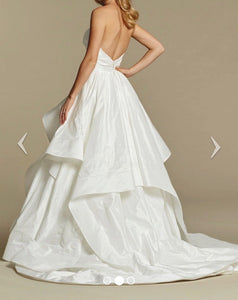 Hayley Paige 'Apollo' size 8 used wedding dress back view on model