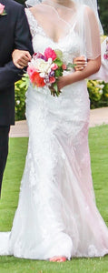 Pronovias 'Gambia' wedding dress size-04 PREOWNED