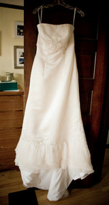 Casablanca '1804' wedding dress size-10 PREOWNED