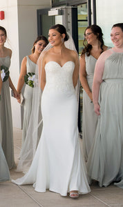 Justin Alexander '88004' wedding dress size-04 PREOWNED