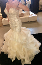 Load image into Gallery viewer, Madison James &#39;Gold Ivory Silver Organza Mj301&#39; wedding dress size-06 NEW
