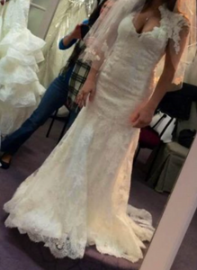 Allure Bridals '8764' wedding dress size-04 NEW