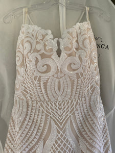 Hayley Paige 'West' wedding dress size-04 NEW