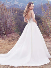 Load image into Gallery viewer, Maggie Sottero &#39;Rory&#39; size 16 new wedding dress back view on model
