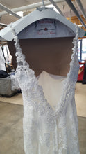 Load image into Gallery viewer, Stella York &#39;6142&#39; size 10 used wedding dress back view on hanger
