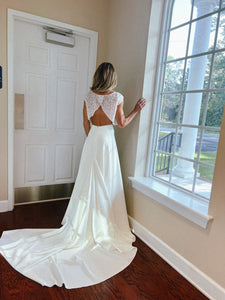 Anna Campbell 'Bridal Separate oak skirt / imogen topper' wedding dress size-00 NEW