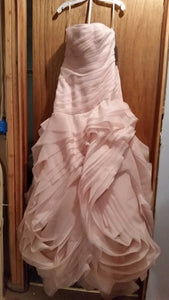 Vera Wang White '3510017' wedding dress size-08 NEW