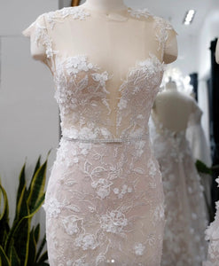 BERTA '21-P05' wedding dress size-06 PREOWNED