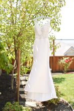 Load image into Gallery viewer, Martina Liana &#39;Selene&#39; size 0 used wedding dress front view on hanger
