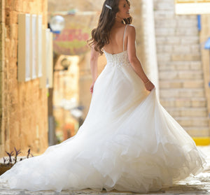 Angel Rivera 'Crystal' wedding dress size-04 PREOWNED