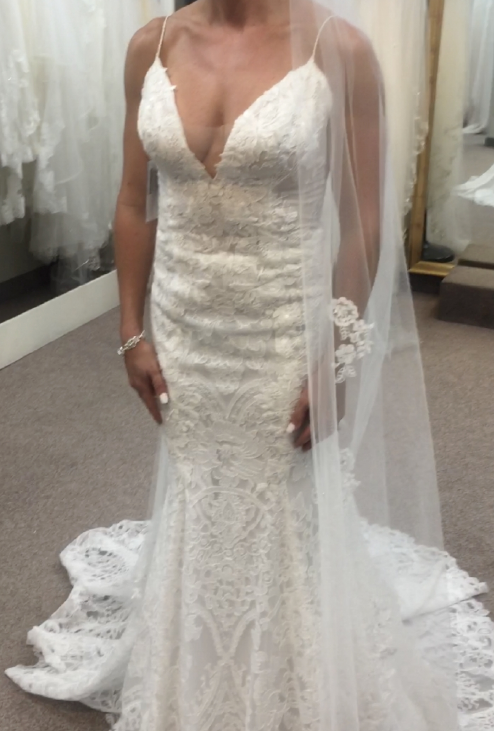 Watters 'Monique Lhuillier' wedding dress size-06 NEW