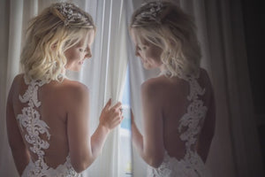 Martina Liana 'Blissfully boho' wedding dress size-04 PREOWNED
