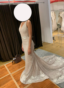 Lazaro '3701' wedding dress size-04 SAMPLE