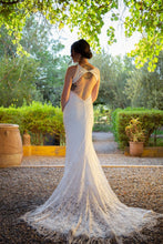 Load image into Gallery viewer, Grace Loves Lace &#39;Edie&#39; size 8 used wedding dress back view on bride
