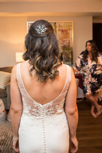 Load image into Gallery viewer, Anne Barge &#39;Liz&#39; size 6 used wedding dress back view on bride
