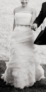 Enzoani Faye Organza Wedding Dress - Enzoani - Nearly Newlywed Bridal Boutique - 3