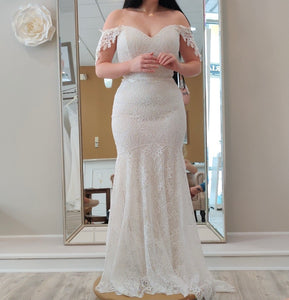 Claire Pettibone 'Bordeaux ' wedding dress size-10 NEW
