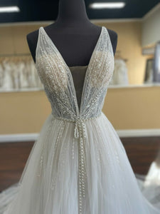Calla Blanche 'Sutton LA21220' wedding dress size-06 PREOWNED