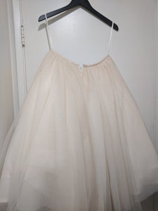 Custom 'Anomalie' size 10 used wedding dress view of skirt
