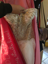 Load image into Gallery viewer, Custom &#39;England&#39; size 18 new wedding dress front view close up
