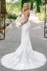 Badgley Mischka 'Fabiana' wedding dress size-06 PREOWNED