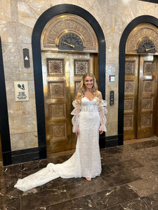Hayley Paige 'Reba 62007' wedding dress size-06 PREOWNED