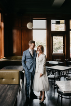 Load image into Gallery viewer, BHLDN &#39;The Tailory New York x BHLDN Westlake Suit Jacket &amp; Nouvelle Amsale Nandita Skirt&#39; wedding dress size-04 PREOWNED
