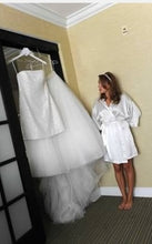 Load image into Gallery viewer, Badgley Mischka Tori Ball Gown Miniskirt Dress - Badgley Mischka - Nearly Newlywed Bridal Boutique - 3
