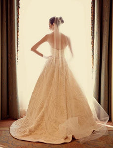 Amsale 'Dahlia' wedding dress size-02 PREOWNED
