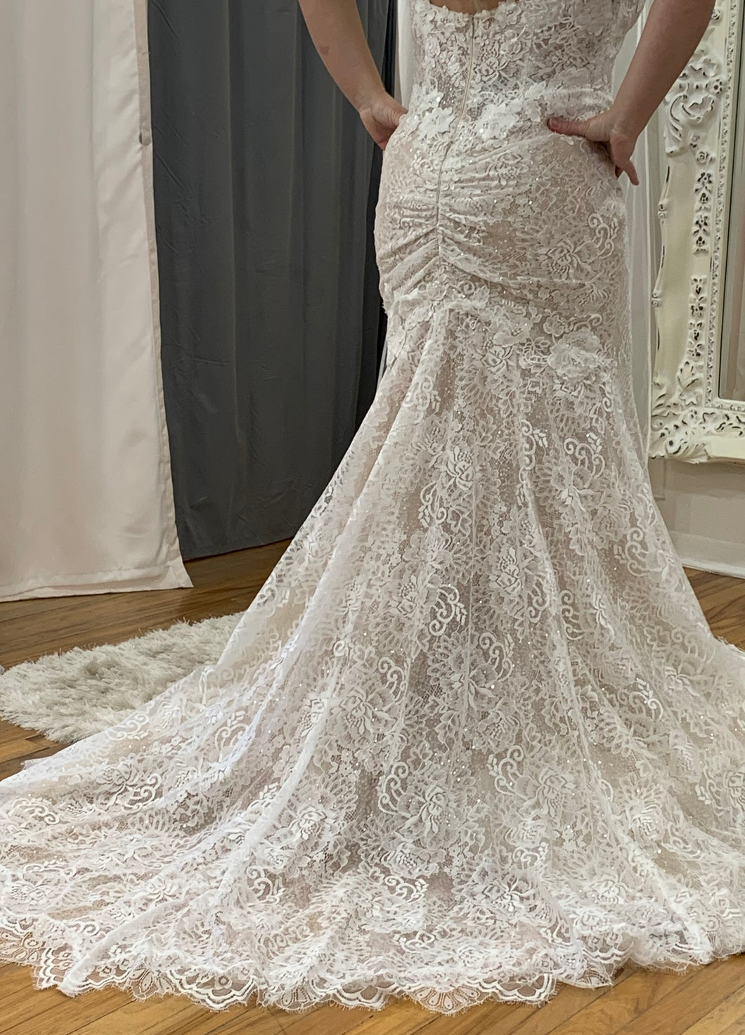 Casablanca '2365 Ella' wedding dress size-12 NEW