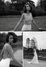 Load image into Gallery viewer, Liz Martinez &#39;Inga&#39; size 4 used wedding dress multiple views on model
