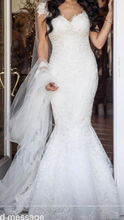 Load image into Gallery viewer, Galia Lahav &#39;Desiree&#39; size 2 used wedding dress front view on bride
