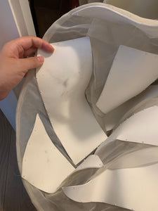 Carolina Herrera 'Broken-Applique Rose-Print Gown'