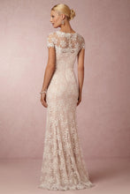 Load image into Gallery viewer, BHLDN &#39;Beautiful&#39; size 8 used wedding dress back view on model
