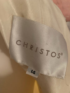 Christos 'Peony T267' & Matching Veil 'V267'