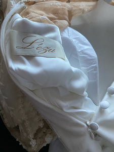 L’ezu 'Custom Long Sleeved Embroidered Lace Mermaid'