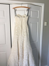 Load image into Gallery viewer, Birnbaum and Bullock &#39;Vivian&#39; size 2 used wedding dress back view on hanger
