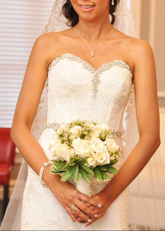 Pnina Tornai P74093x Lace Wedding Dress - Pnina Tornai - Nearly Newlywed Bridal Boutique - 1