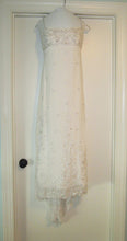 Load image into Gallery viewer, Anne Barge White Silk Column Gown - Anne Barge - Nearly Newlywed Bridal Boutique - 6

