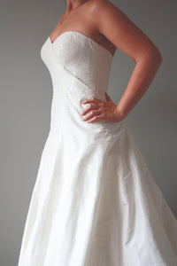 Priscilla of Boston Lynette Crossover Gown - Priscilla of Boston - Nearly Newlywed Bridal Boutique - 3