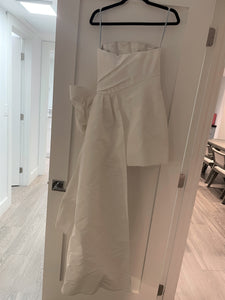 Carolina Herrera 'Bow-Detailed Silk Faille Strapless Mini Dress'