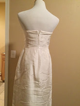 Load image into Gallery viewer, J Crew &#39;Clarice&#39; size 6 used wedding dress back view on mannequin
