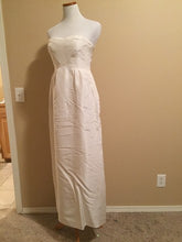 Load image into Gallery viewer, J Crew &#39;Clarice&#39; size 6 used wedding dress front view on mannequin
