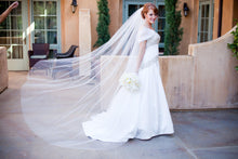 Load image into Gallery viewer, Kenneth Pool &#39;Alencon&#39; Silk Gown - Kenneth Pool - Nearly Newlywed Bridal Boutique - 3
