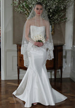 Load image into Gallery viewer, Romona Keveza Silk Mermaid Wedding Dress - Romona Keveza - Nearly Newlywed Bridal Boutique - 7
