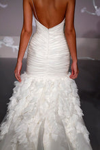 Load image into Gallery viewer, Jim Hjelm Chiffon &amp; Crystal Shirred Gown - Jim Hjelm - Nearly Newlywed Bridal Boutique - 2
