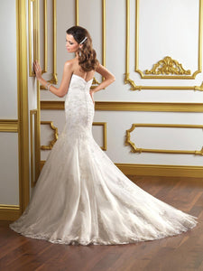 Mori Lee 1807 Strapless Mermaid Gown - Mori Lee - Nearly Newlywed Bridal Boutique - 2