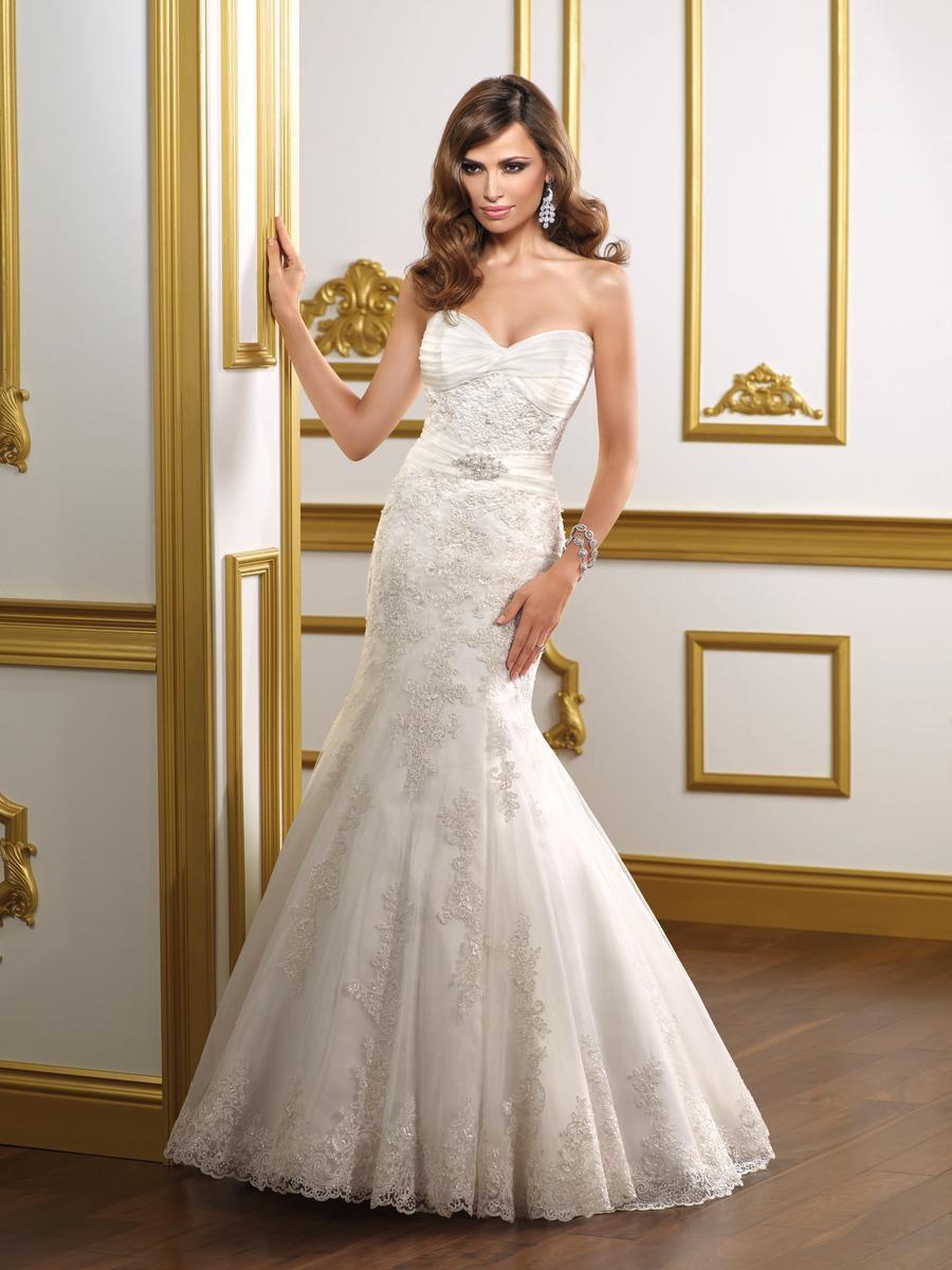 Mori Lee 1807 Strapless Mermaid Gown - Mori Lee - Nearly Newlywed Bridal Boutique - 1