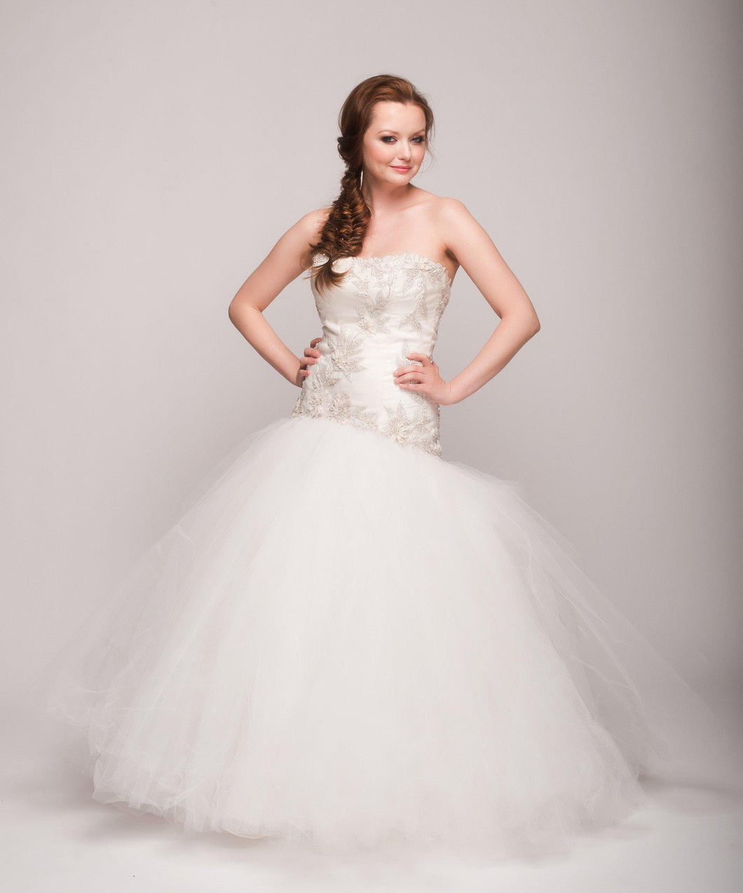 Lazaro Ivory Princess Ball Gown - Lazaro - Nearly Newlywed Bridal Boutique